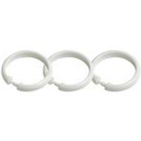 New Edge Blinds Rings For Extendable Shower Curtain Rod 10 Pack