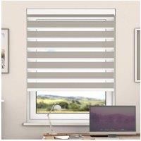 Peach Day And Night Zebra Roller Blind with Cassette