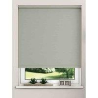New Edge Blinds Thermal Blackout Roller Blinds 105Cm Light Grey