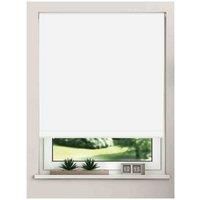 New Edge Blinds Thermal Blackout Roller Blinds 180Cm White