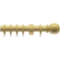 New Edge Blindscomplete Wooden Curtain Pole Set180 Light Ash