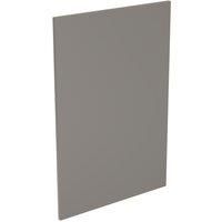 KitchenKIT Base 65cm Slab End Panel - Matt Dust Grey