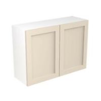 Kitchen Kit Cabinets Shaker Wall Units Matt Cashmere Door & Soft Closing Hinges