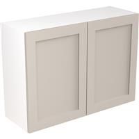 Kitchen Kit Flatpack Shaker Kitchen Cabinet Wall Unit Ultra Matt 1000mm in Light Grey MFC