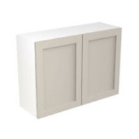 Kitchen Kit Cabinets Shaker Wall Units Matt Light Grey Door Soft Closing Hinges