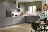 Kitchen Kit Cabinets Shaker Base Units Matt Dust Grey Door Soft Closing Hinges