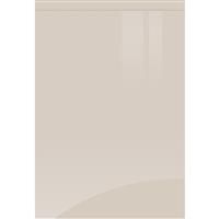 Kitchen Kit Flatpack J-Pull Super Gloss Sample in Cashmere