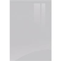 Kitchen Kit Flatpack J-Pull Super Gloss Sample in Light Grey
