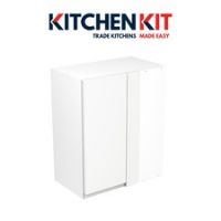 Kitchen Kit Flatpack Cabinet Wall Unit Blind Corner J-Pull Ultra Matt White