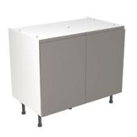Kitchen Kit Cabinets J-Pull Base Units Matt Dust Grey Handleless Door Soft Close