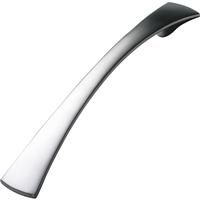 Kitchen Kit Handle Satin Tapered Bow (2 Pack) in Chrome