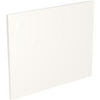 Kitchen Kit Flatpack Slab Appliance Door Super Gloss 490x596mm in White Mdf