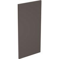 Kitchen Kit Flatpack Slab Kitchen Cabinet Wall End Ultra Matt 800mm in Graphite Mdf