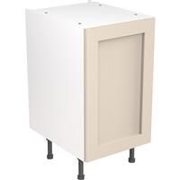 Kitchen Kit Flatpack Shaker Kitchen Cabinet Base Unit Ultra Matt 450mm in Cashmere MFC