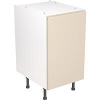 Kitchen Kit Flatpack J-Pull Kitchen Cabinet Base Unit Super Gloss 450mm in Cashmere MFC