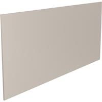 Kitchen Kit Flatpack J-Pull Kitchen Cabinet Breakfast Bar Back Super Gloss 2100mm in Light Grey Mdf