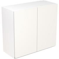 Kitchen Kit Flatpack J-Pull Kitchen Cabinet Wall Unit Ultra Matt 800mm in White MFC