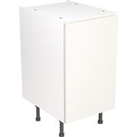 Kitchen Kit Flatpack J-Pull Kitchen Cabinet Base Unit Ultra Matt 450mm in White MFC