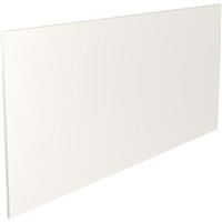 Kitchen Kit Flatpack J-Pull Kitchen Cabinet Breakfast Bar Back Ultra Matt 2100mm in White Mdf