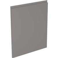 Kitchen Kit Flatpack J-Pull Appliance Door Ultra Matt 490x596mm in Dust Grey Mdf