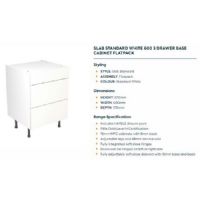 Kitchen Kit Cabinets Value Slab Base Units Matt White Door & Soft Close Hinges