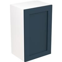 Kitchen Kit Flatpack Shaker Kitchen Cabinet Wall Unit Ultra Matt 450mm in Indigo Blue MFC