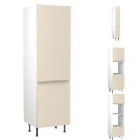 Kitchen Kit Cabinets J-Pull Tall Units Matt Cashmere Handleless Doors Soft Close
