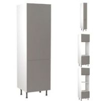 Kitchen Kit Cabinets J-Pull Tall Units Matt Dust Grey Handleless Door Soft Close