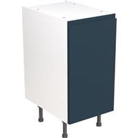 Kitchen Kit Flatpack J-Pull Kitchen Cabinet Base Unit Ultra Matt 400mm in Indigo Blue MFC
