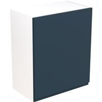Kitchen Kit Flatpack J-Pull Kitchen Cabinet Wall Unit Ultra Matt 600mm in Indigo Blue MFC