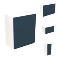 Kitchen Kit Cabinet J-Pull Wall Units Matt Indigo Blue Door & Soft Close Hinge