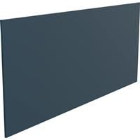 Kitchen Kit Flatpack J-Pull Kitchen Cabinet Breakfast Bar Back Ultra Matt 2100mm in Indigo Blue Mdf