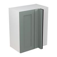 Kitchen Kit Flatpack Shaker Kitchen Cabinet Wall Blind Corner Unit Matt Sage 600mm in Green