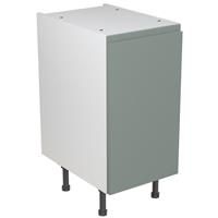 Kitchen Kit Flatpack J-Pull Kitchen Cabinet Base Unit Matt Sage 400mm in Green
