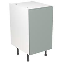 Kitchen Kit Flatpack J-Pull Kitchen Cabinet Base Unit Matt Sage 450mm in Green