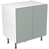Kitchen Kit Flatpack J-Pull Kitchen Cabinet Base Unit Matt Sage 800mm in Green