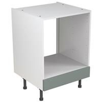 Kitchen Kit Flatpack J-Pull Kitchen Cabinet Base Oven Unit Matt Sage 600mm in Green