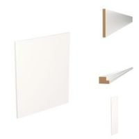 Slab Gloss White Kitchen Accessories Plinth End Panel Cornice Rail Kitchen Kit