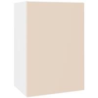 Kitchen Kit Flatpack Wall Cabinet Slab Supergloss 500mm in Cashmere