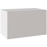 Kitchen Kit Slab Bridging Wall Kitchen Cabinet Supergloss 600mm in Light Grey