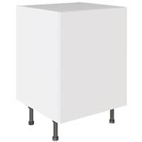Kitchen Kit Slab Base Kitchen Cabinet Supermatt 600mm in White