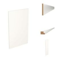 Slab Matt White Kitchen Accessories Plinth End Panel Cornice Rail Kitchen Kit