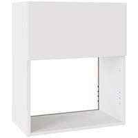 Kitchen Kit Slab Microwave Wall Unit Flatpack Supermatt 600mm in White