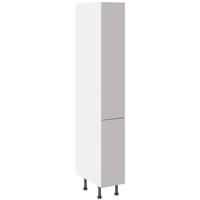 Kitchen Kit Slab Larder Cabinet Supermatt 300mm in Light Grey