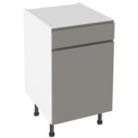 Kitchen Kit J-Pull Drawerline Base Cabinet Gloss 500mm in Dust Grey