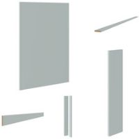 Slab Matt Aquamarine Kitchen Accessories Plinth End Panel Cornice Rail Kitchen K