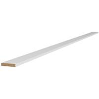 Kitchen Kit Slab Supergloss Capping Rail 2745mm in White