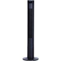 Zephyrus Oscillating 3-Speed Tower Fan with Remote Control - Black