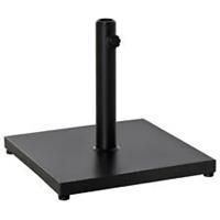 Outsunny 18KG Heavy Duty Steel Square Patio Umbrella Base Stand Black