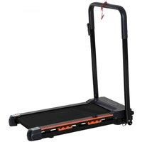 HOMCOM Electric Motorized Treadmill Walking Machine Foldable - 0.5hp | 1 to 6 km/h | Indoor Fitness Exercise Gym w/Remote Control